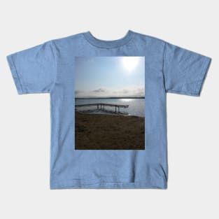 Calm Lake at the Dock Kids T-Shirt